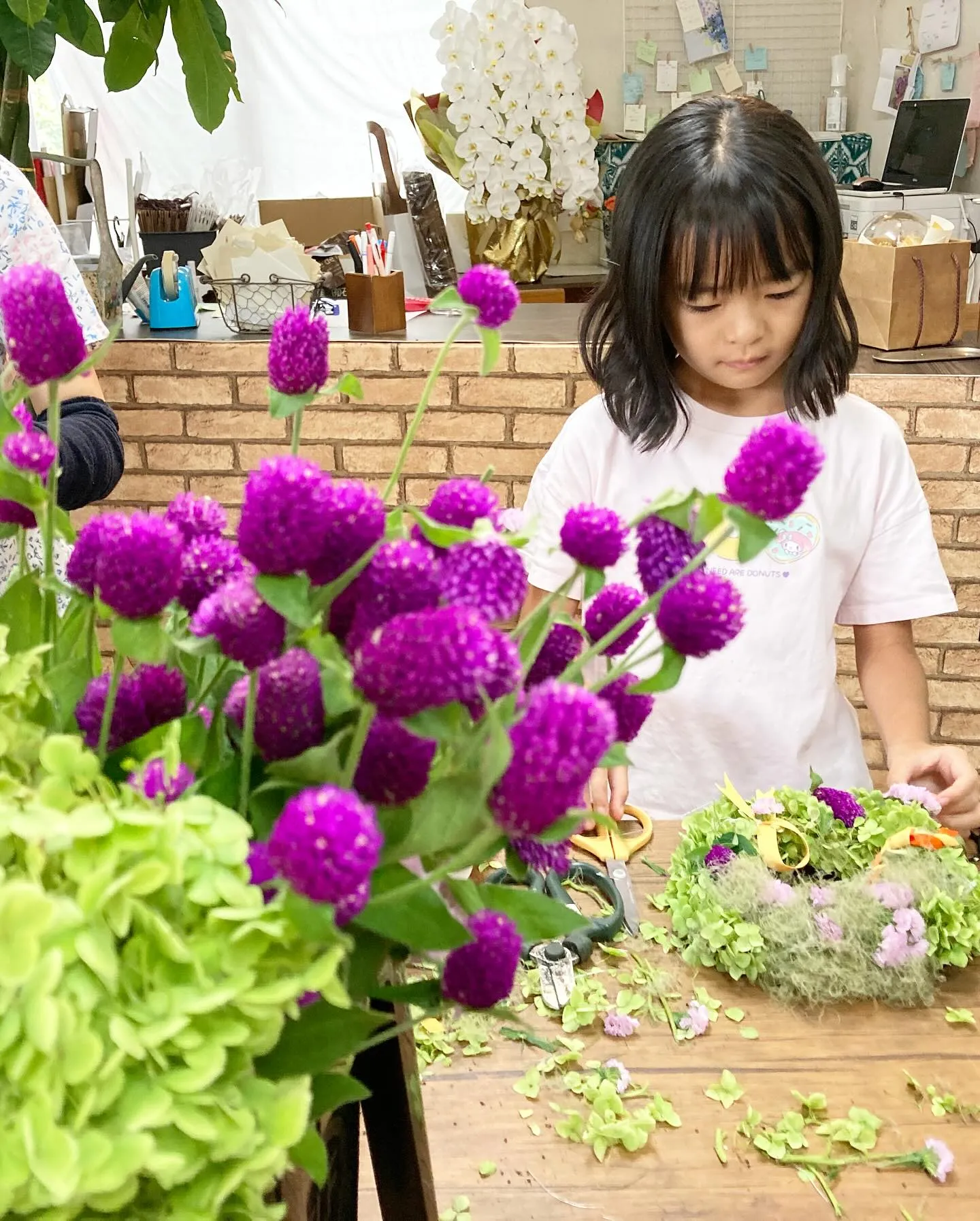 夏休みの自由工作。