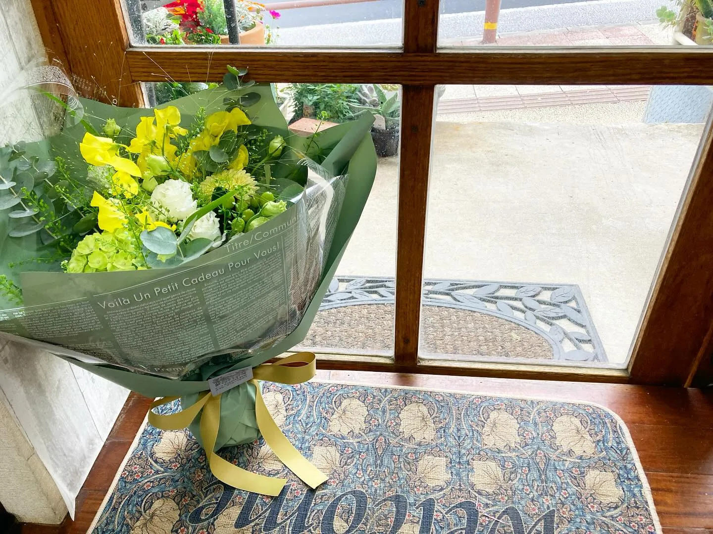 奥様へ誕生日プレゼントの花束💐