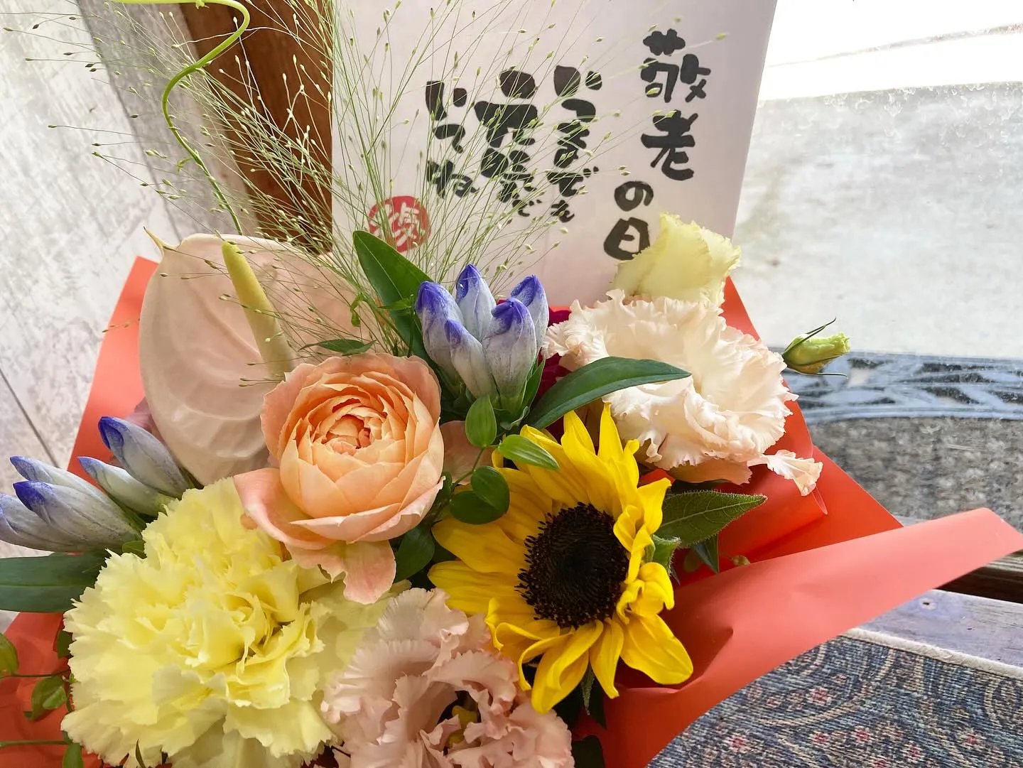 敬老の日のお花、ご注文承ります♪